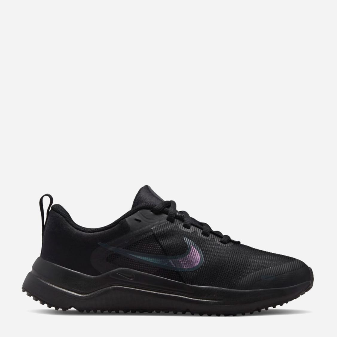 Акція на Підліткові кросівки для хлопчика Nike Downshifter 12 Nn (Gs) DM4194-002 40 Black/Black-Lt Smoke Grey від Rozetka