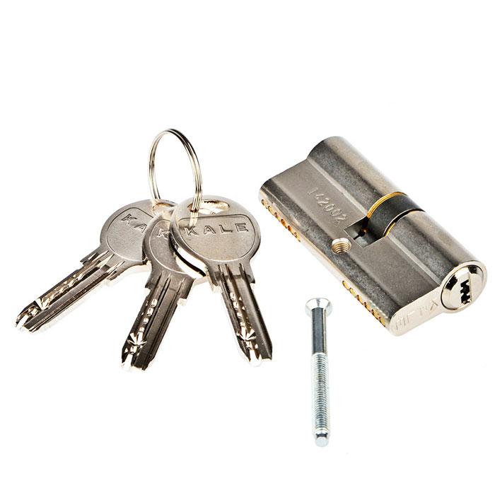 

Цилиндры Kale 164 YGS 26+10+32: 68 mm никель 5 ключей с поворотником на длиной стороне