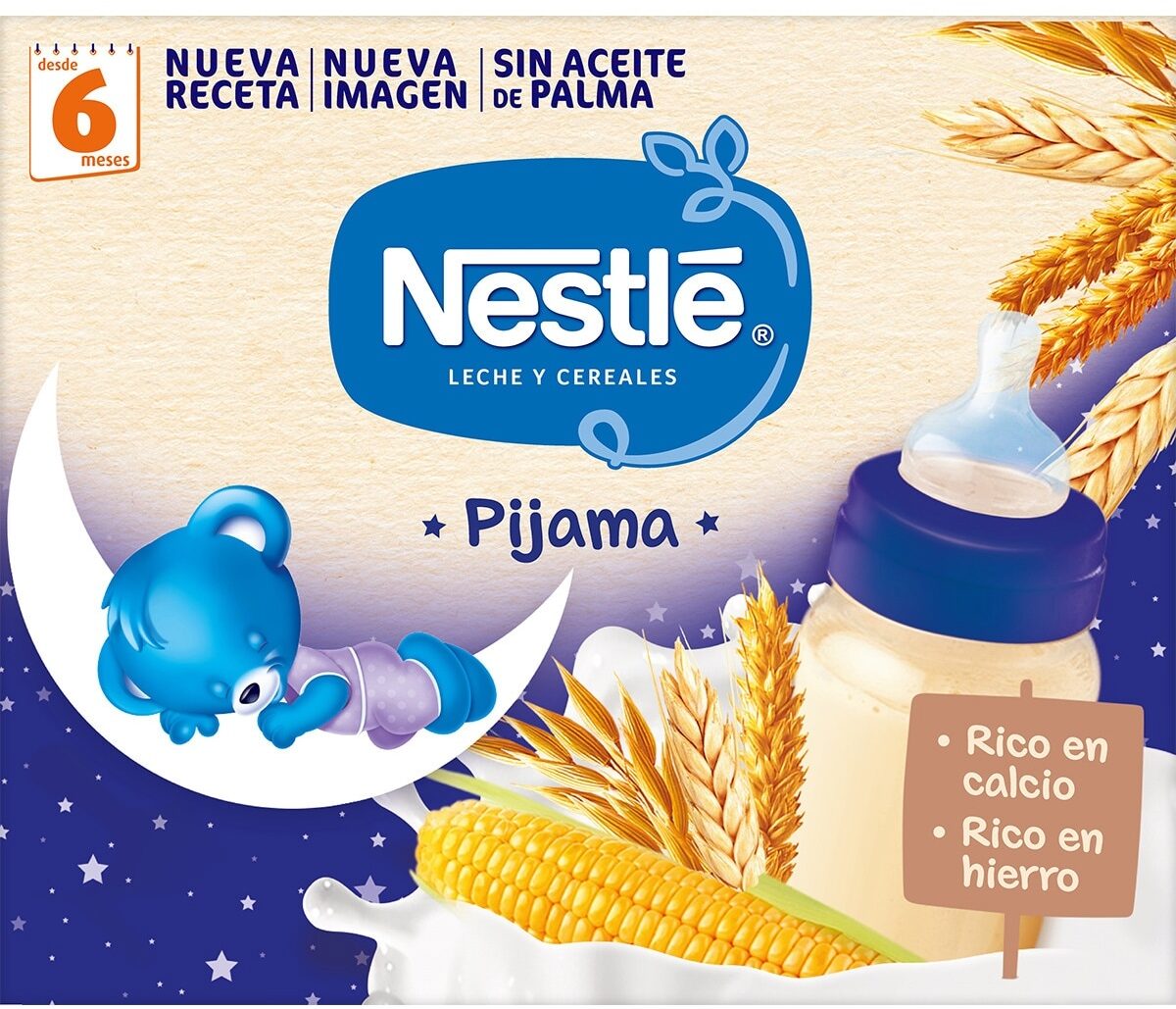 Детская мультизлаковая каша Nestle Nestl Milk Porridge With 8 Cereals ...