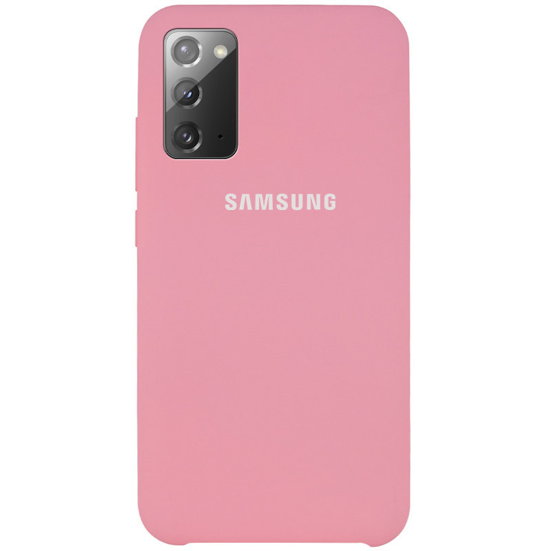 

Чехол Epik Silicone Cover (AAA) для Samsung Galaxy Note 20 Розовый/Light pink