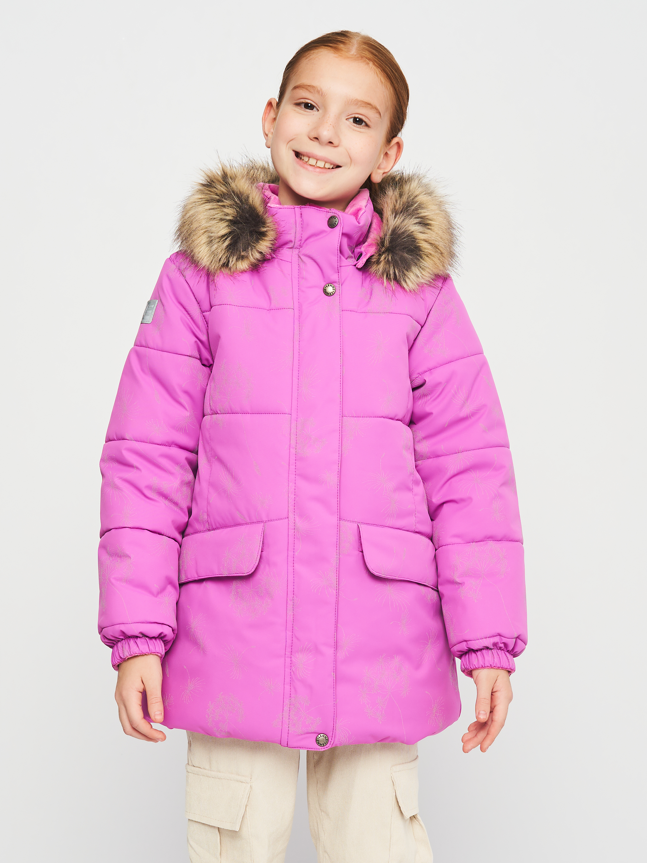 Акция на Дитяча демісезонна куртка для дівчинки Lenne Eliza 23329-3614 98 см от Rozetka