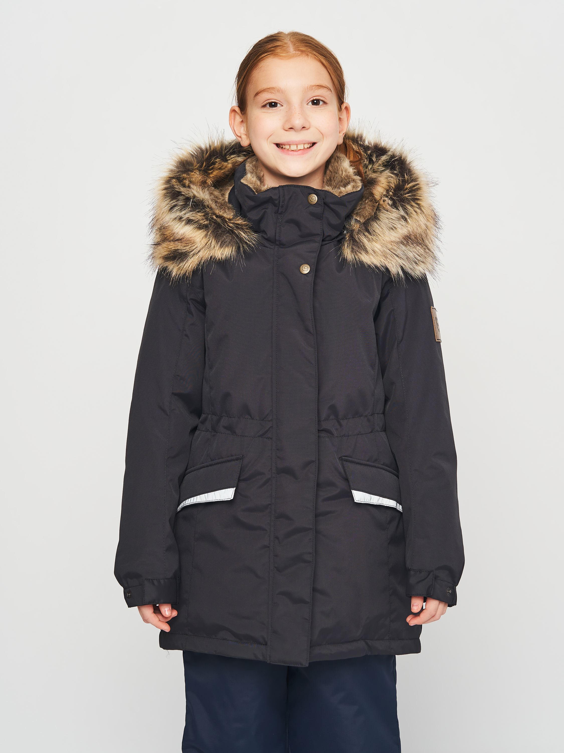 Акція на Підліткова зимова куртка-парка для дівчинки Lenne Ella 23671-042 158 см від Rozetka