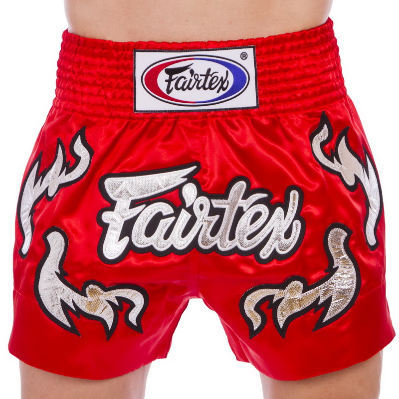 

Экипировка Fairtex Шорты для тайского бокса и кикбоксинга BS0665 XXL Красный /2