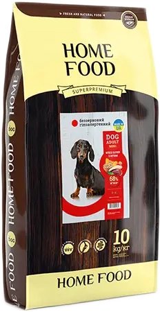 Cухой беззерновой корм Home Food (Хоум Фуд) Dog Adult Mini для собак ...