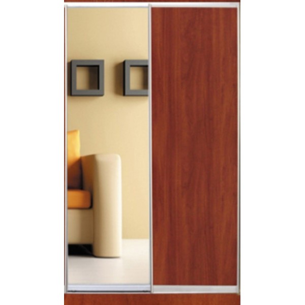 

Шкаф-купе Luxe Studio Стандарт-1 ДСП/Зеркало-11 1100x2000x450 двухдверный Matroluxe
