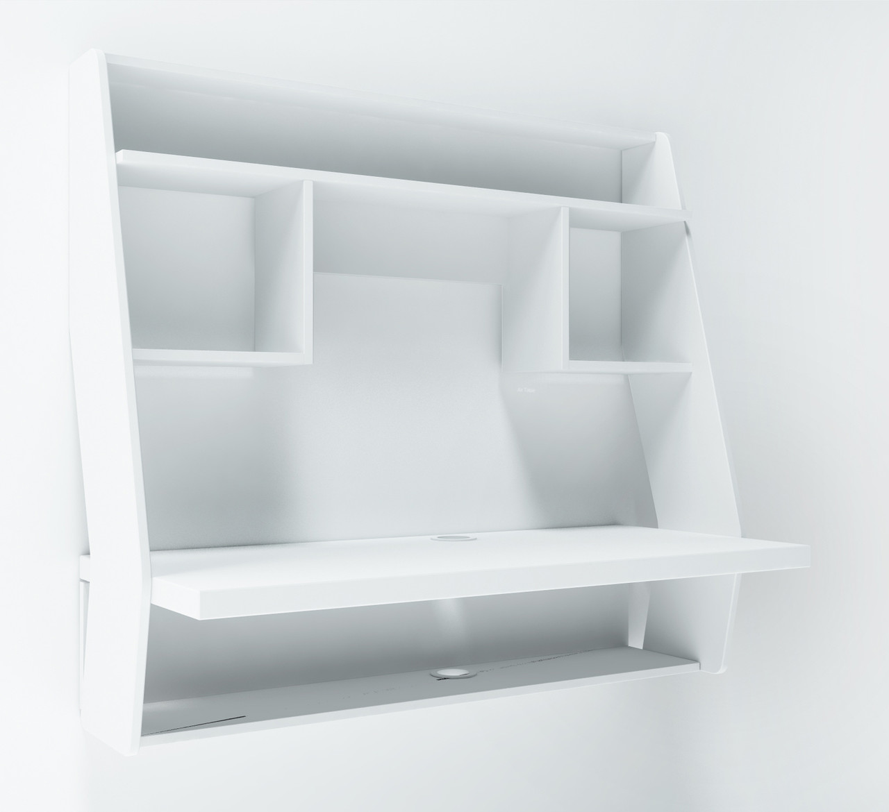 

Стол компьютерный навесной из ЛДСП Comfy Home AirTable - III WT Zeus белый
