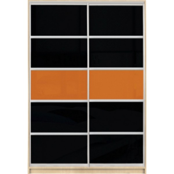 

Шкаф купе Стандарт 3 Цветной комбинированный фасад-8 1400x2200x450 двухдверный Matroluxe