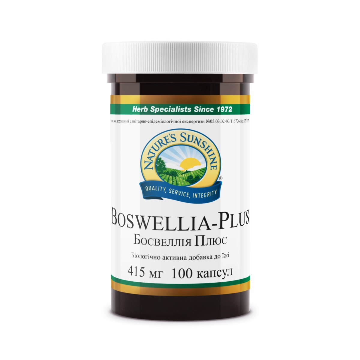 

Босвеллия Плюс НСП (Boswellia Plus NSP) противовоспалительное от боли суставов 100 капсул по 415 мг США (0081)