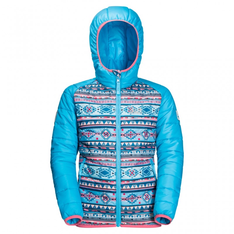 

Куртка стеганная ZENON PRINT JACKET KIDS Jack Wolfskin 1608142-6198 128 Синий (4060477603292)