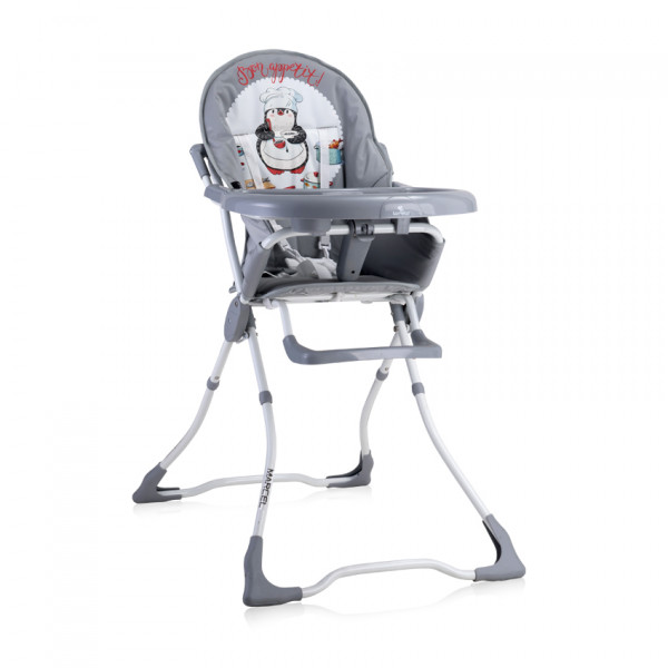 

Стульчик для кормления Lorelli MARCEL (grey penguin)
