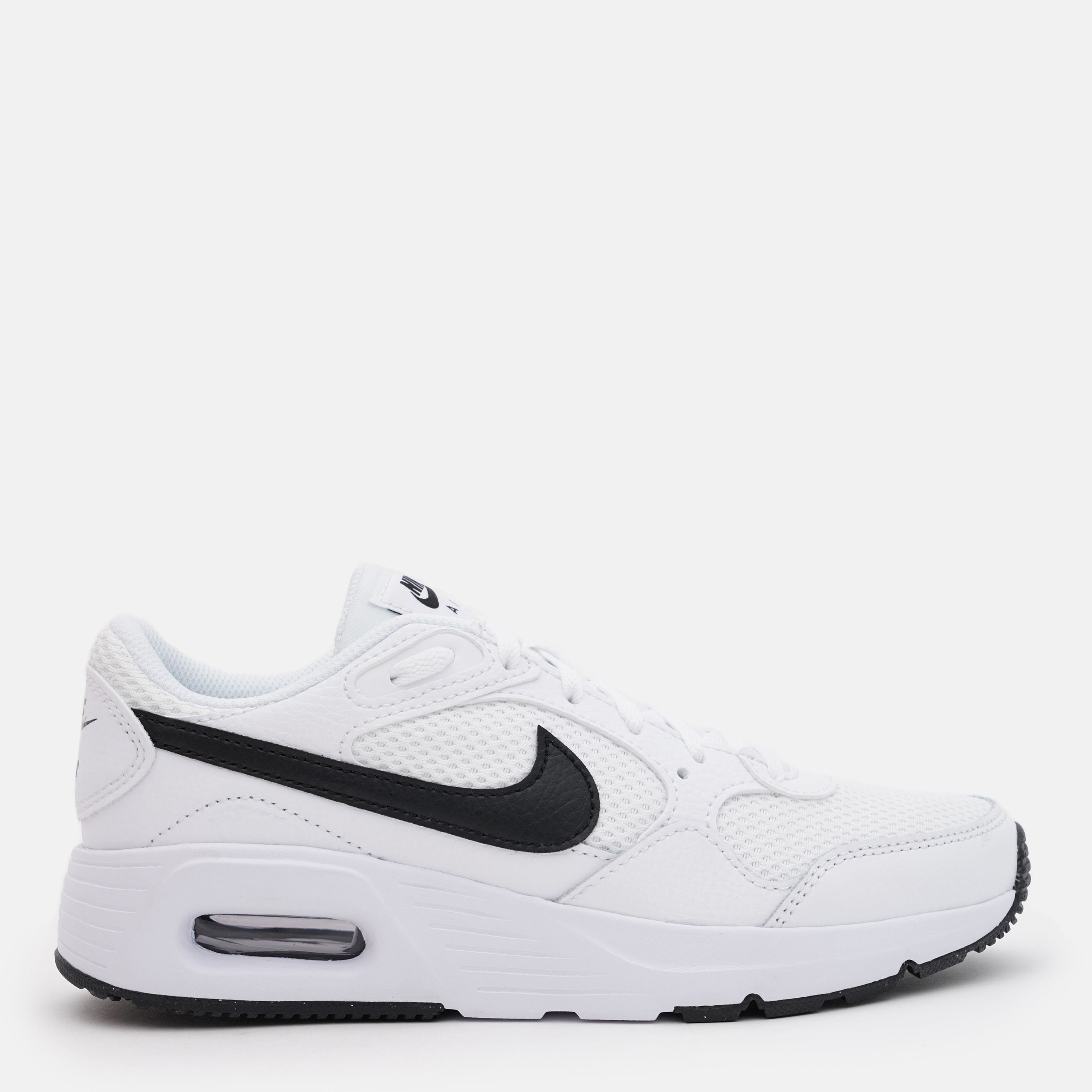 Акція на Підліткові кросівки для хлопчика Nike Air Max Sc (Gs) CZ5358-102 37.5 White/Black-White від Rozetka