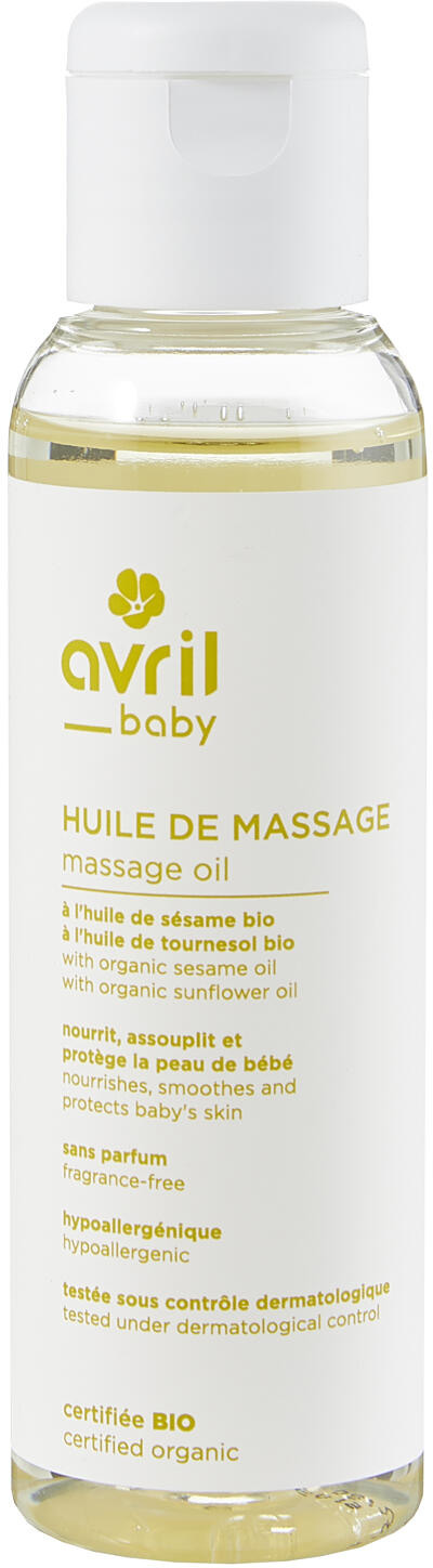 Certified organic massage oil Baby