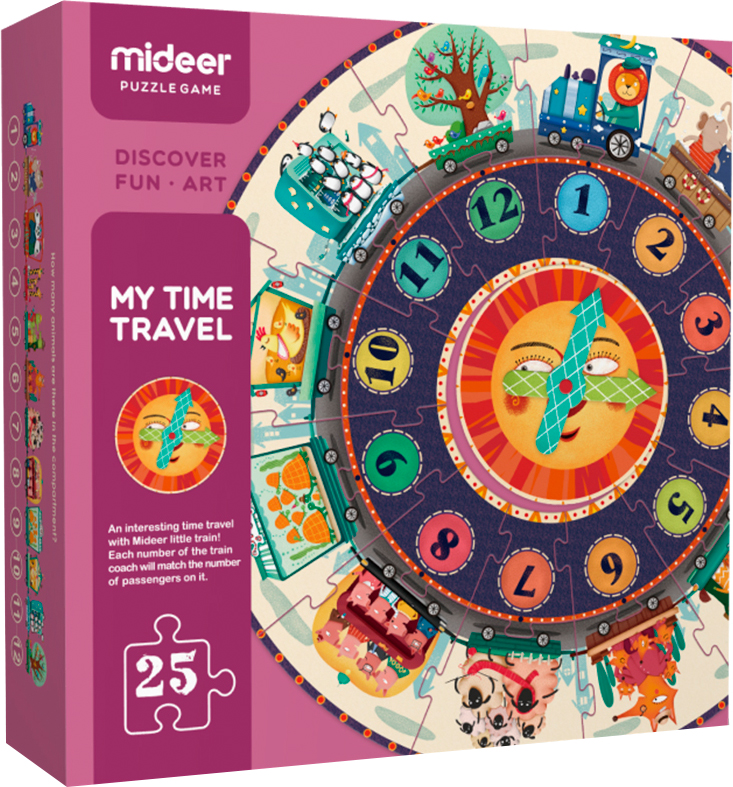 

Круглый пазл Mideer Путешествие по времени (MD3020)