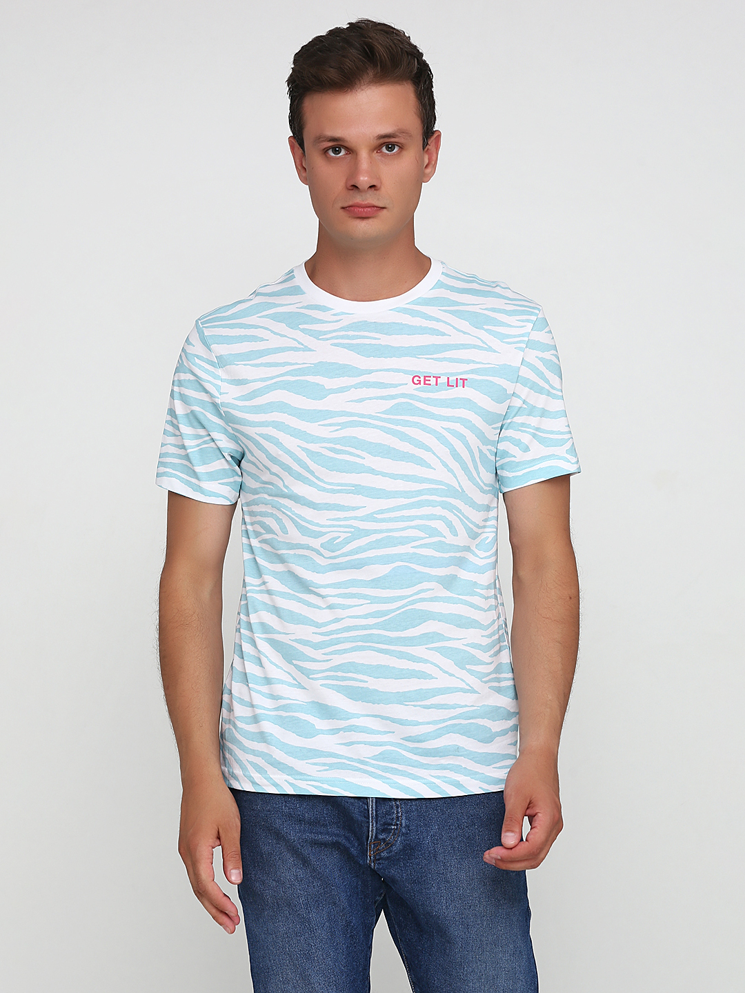 

Футболка H&M 0630325  Бирюзовая, Футболка H&M 0630325 XS Бирюзовая