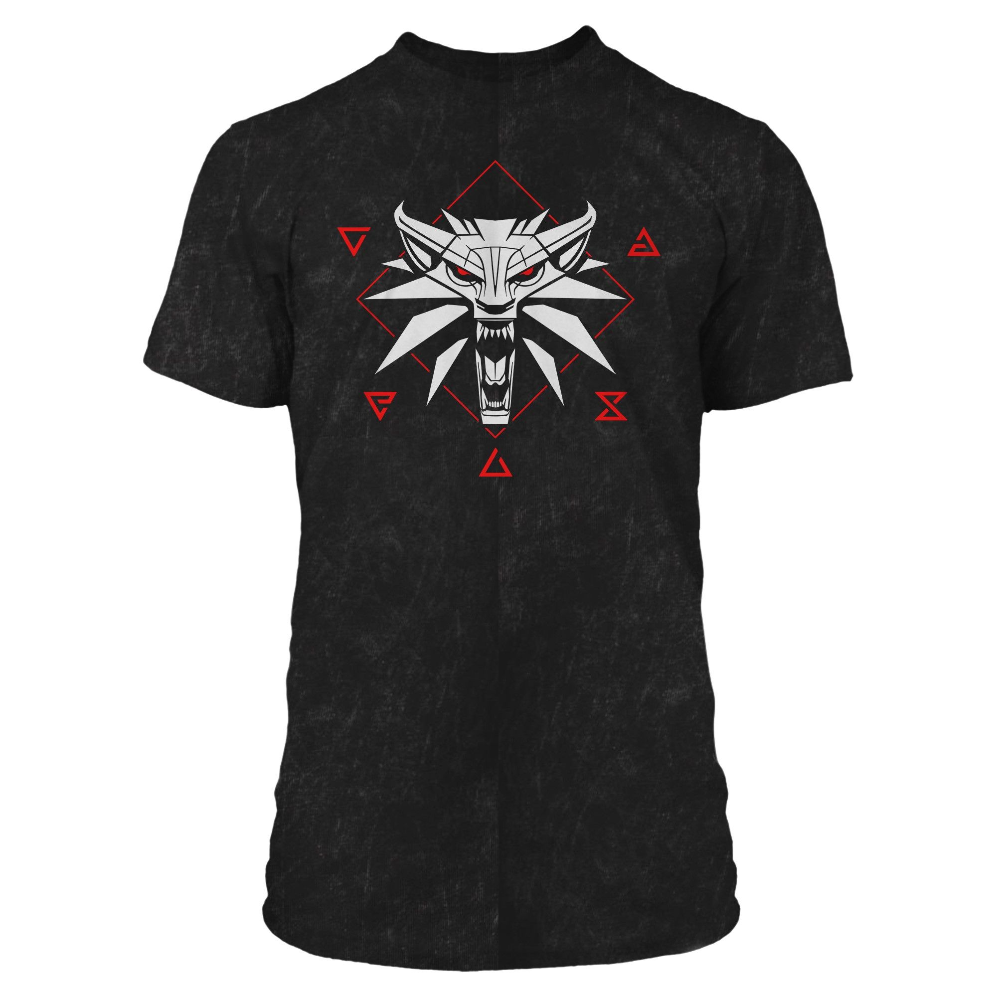 

Футболка JINX The Witcher 3 - Wolf Signs Tee Black, XL
