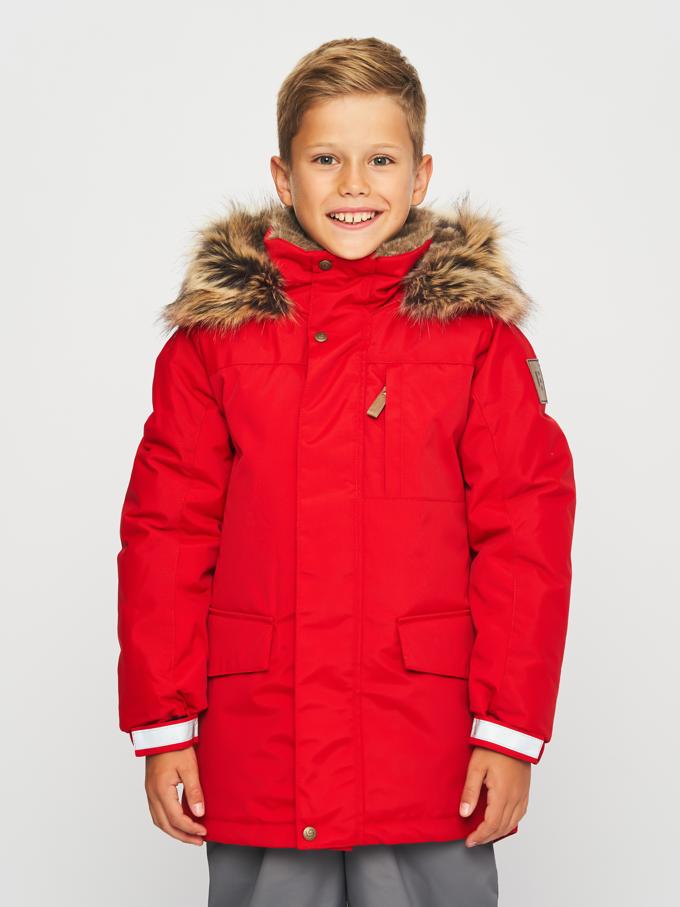 Акция на Дитяча зимова куртка-парка для хлопчика Lenne Janno 23368-622 128 см от Rozetka