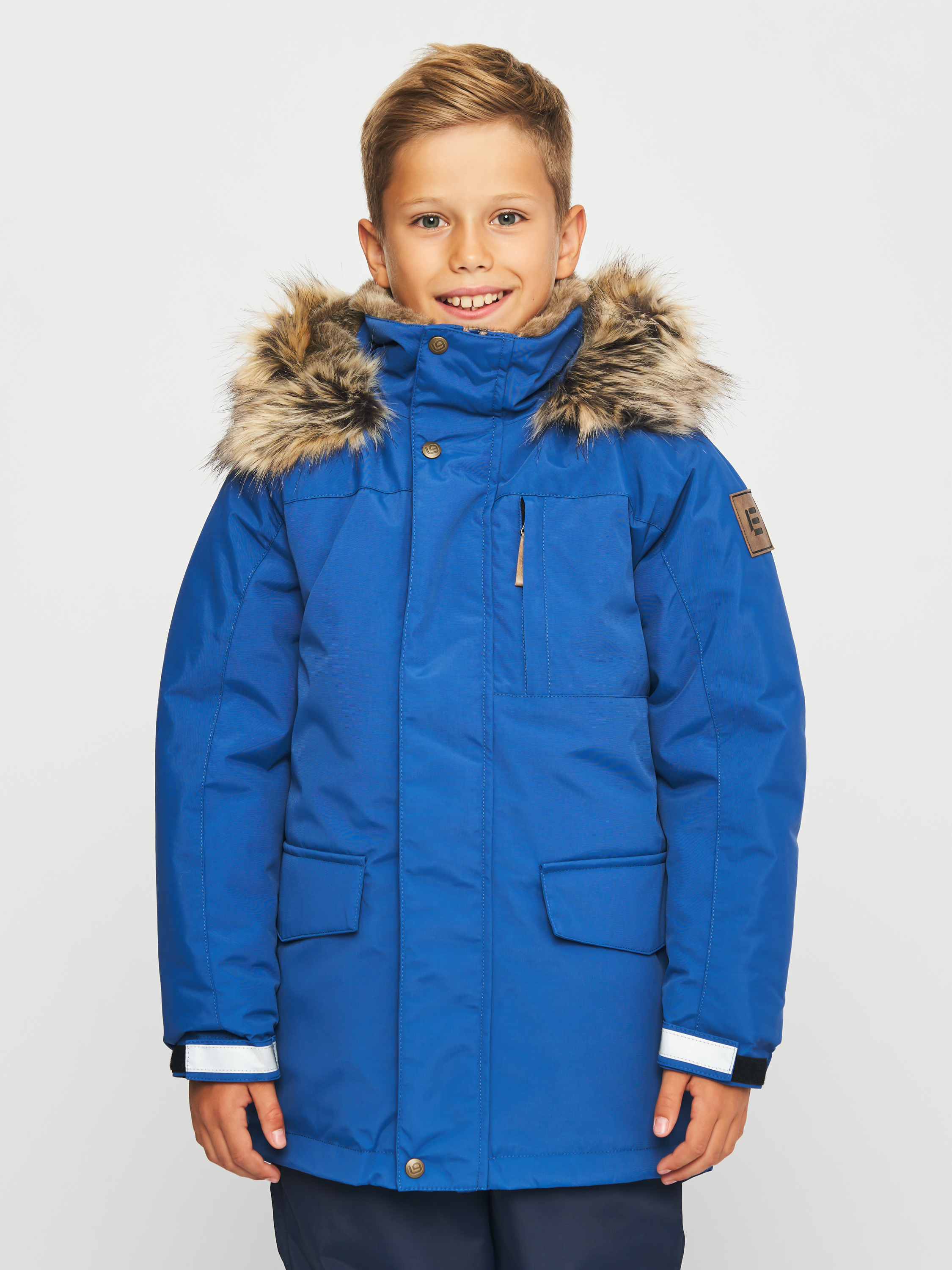Акція на Підліткова зимова куртка-парка для хлопчика Lenne Janno 23368-670 140 см від Rozetka