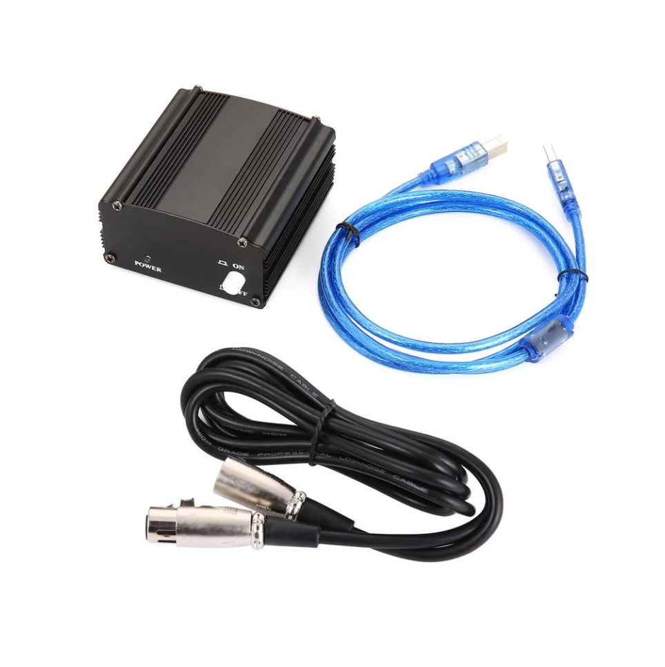 Фантомное питание для микрофона 48В с XLR кабелем – фото, отзывы ...