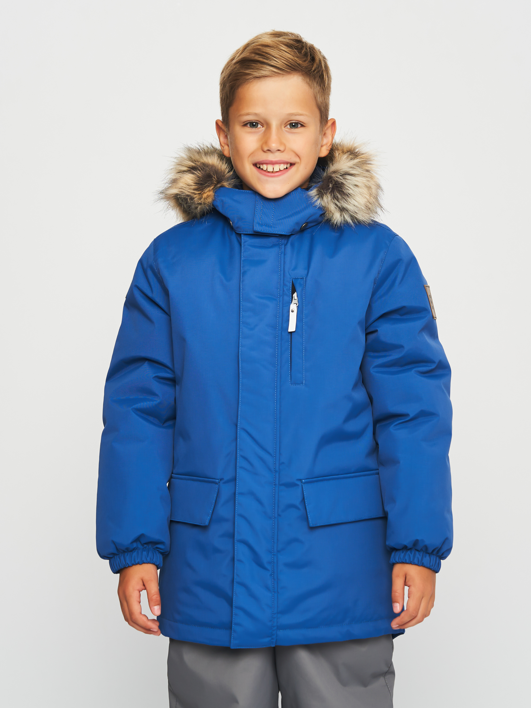 Акція на Дитяча зимова куртка-парка для хлопчика Lenne Snow 23341-670 104 см від Rozetka