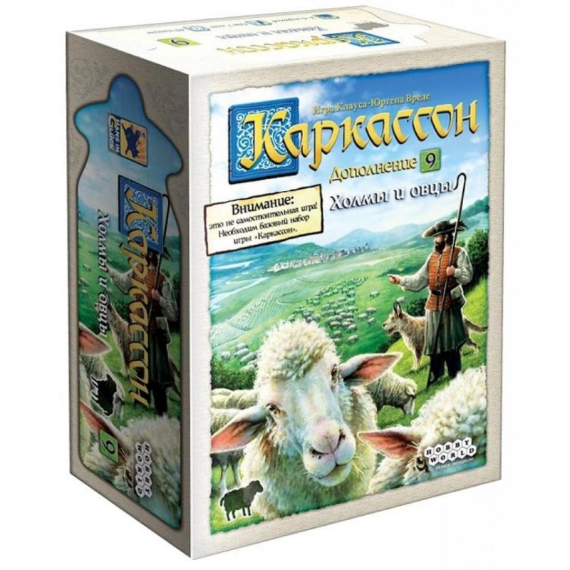 

Настольная игра Hobby World Каркассон: холмы и овцы (915254)