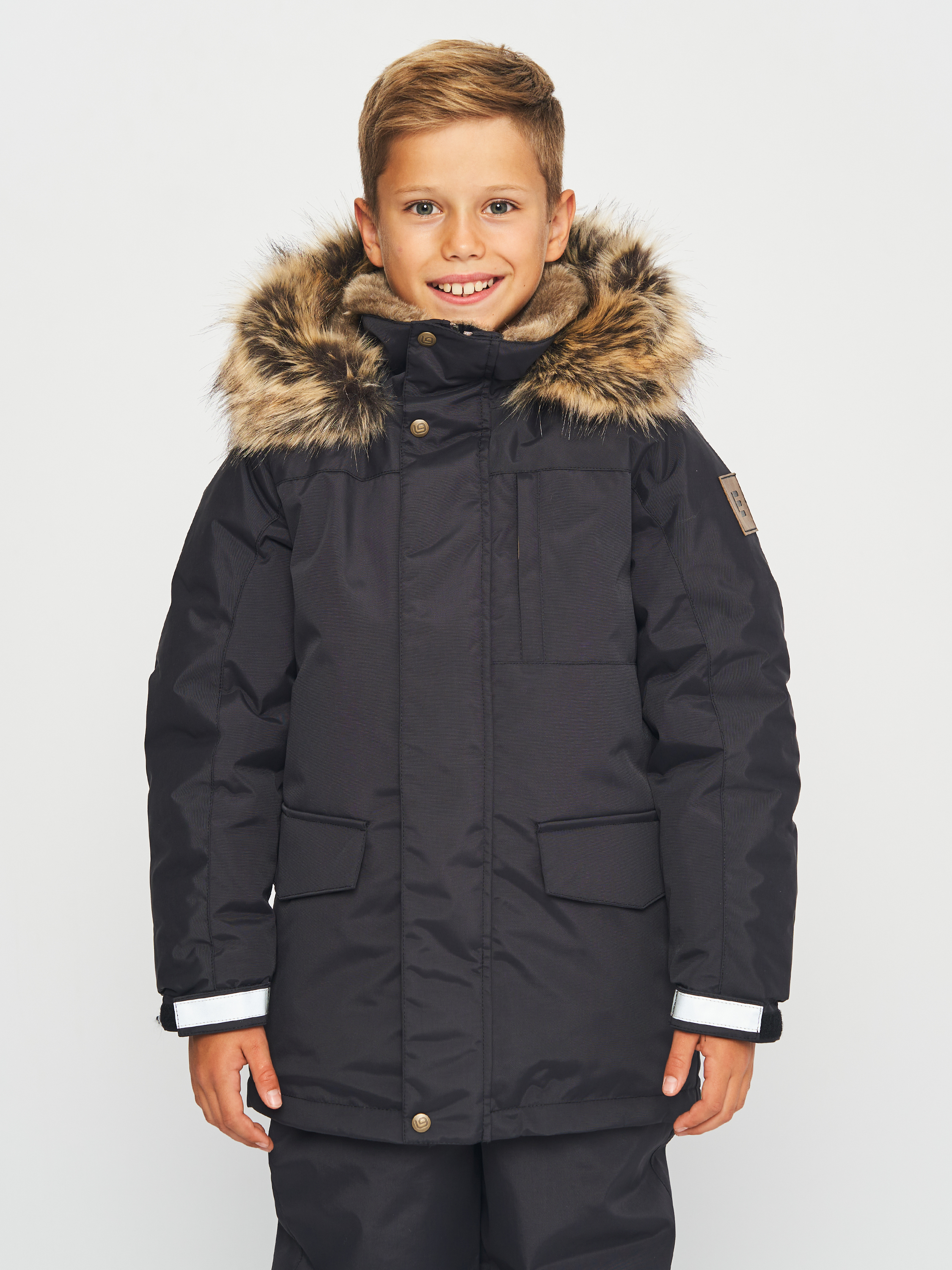 Акція на Підліткова зимова куртка-парка для хлопчика Lenne Janno 23368-042 164 см від Rozetka