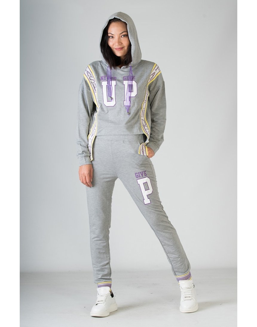 

Спортивный костюм SONESTA с побуждающим действовать принтом S серый (DS3016 grey)