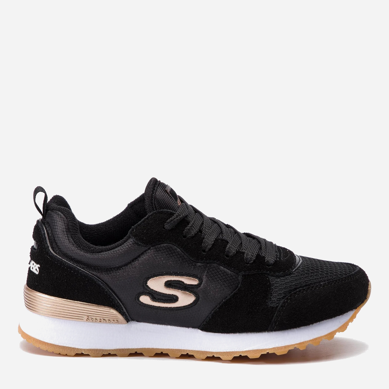 Акція на Жіночі кросівки Skechers Retros-Og 85-Goldn G 111-BLK 39 (9US) 26 см Чорні від Rozetka