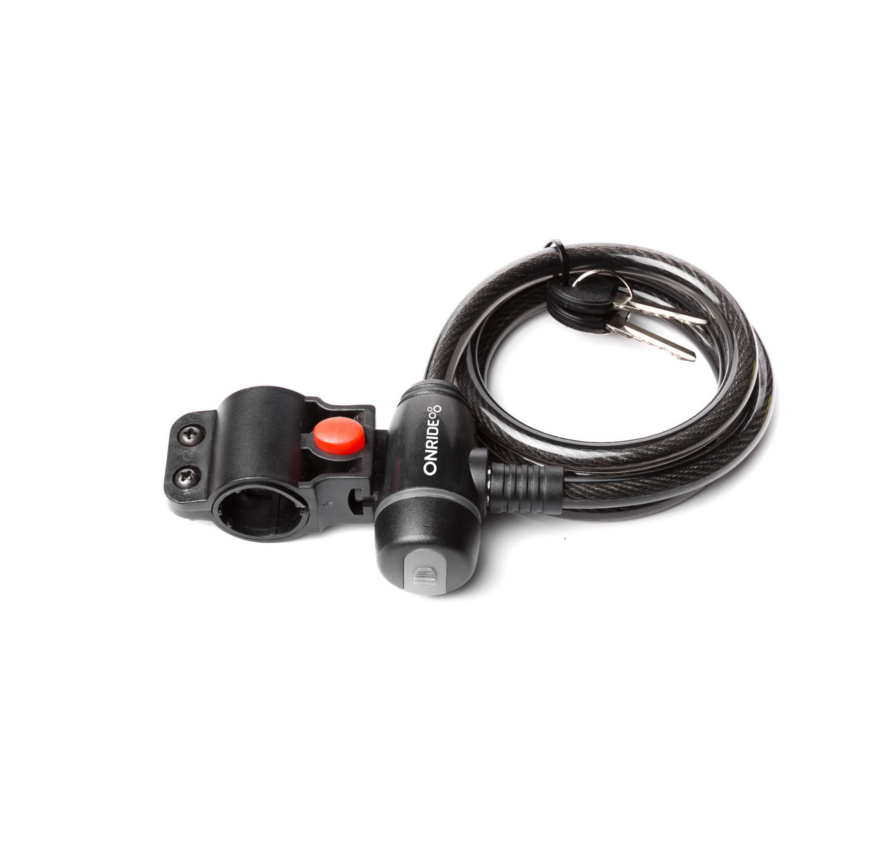 

Замок ONRIDE Wider спиральный с креплением 12/1500 мм Black 6931610191_1