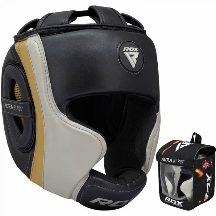 

Боксерский шлем RDX Aura Golden р. L