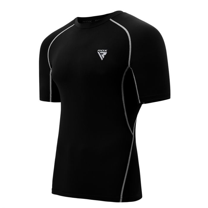

Рашгард с коротким рукавом RDX Lycra Black р. L