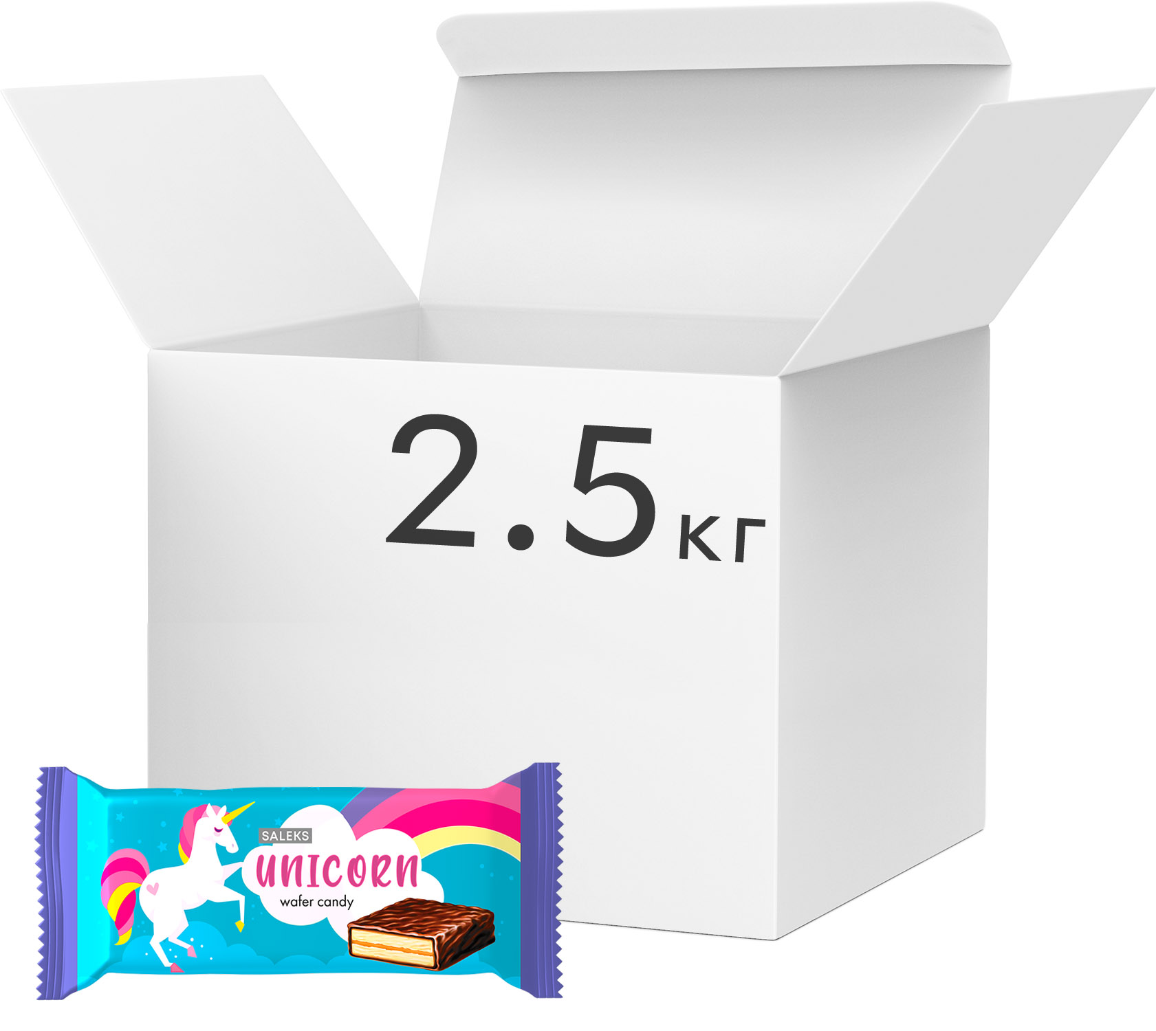 Конфеты вафельные Салекс Unicorn 2.5 кг (4820146146235) – купить в ...