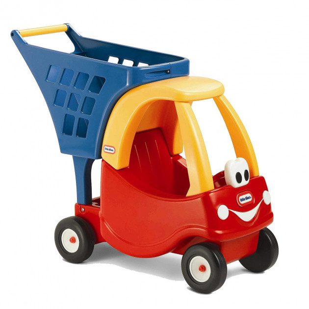 

Детская Тележка Kаталка для игрушек Little Tikes Cozy Coupe Автомобильчик (618338) Красный