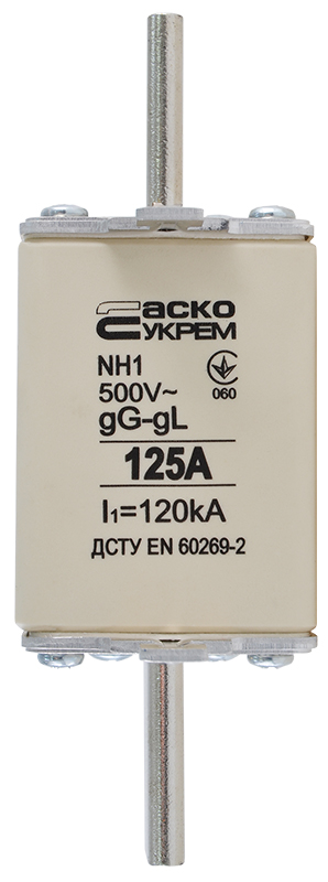 Предохранитель ножевой с плавкой вставкой NH1 125A gG [A0050010029 ...