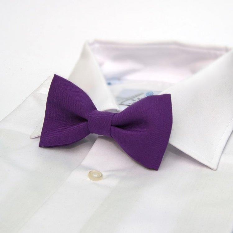 

Галстук Бабочка SF Фиолетовая Однотонная Gof-1515