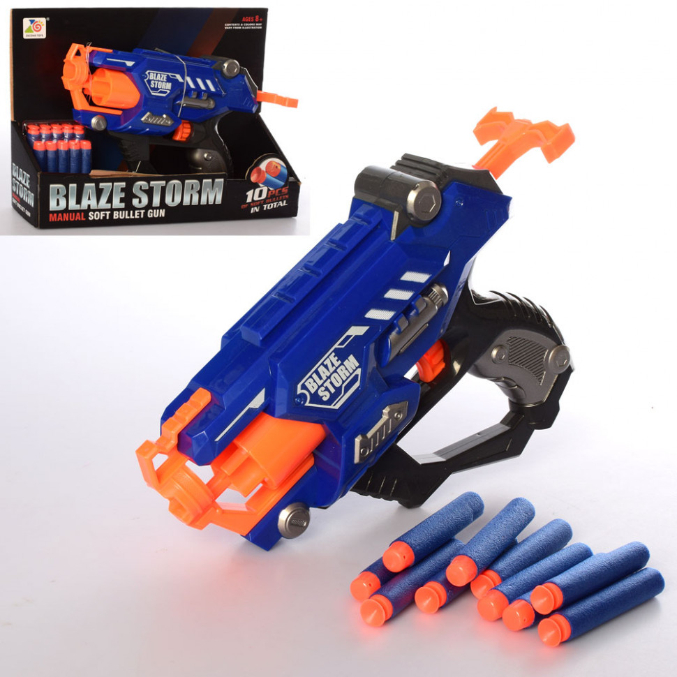 

Пистолет ZECONG TOYS 10 мягких пуль ZC7118