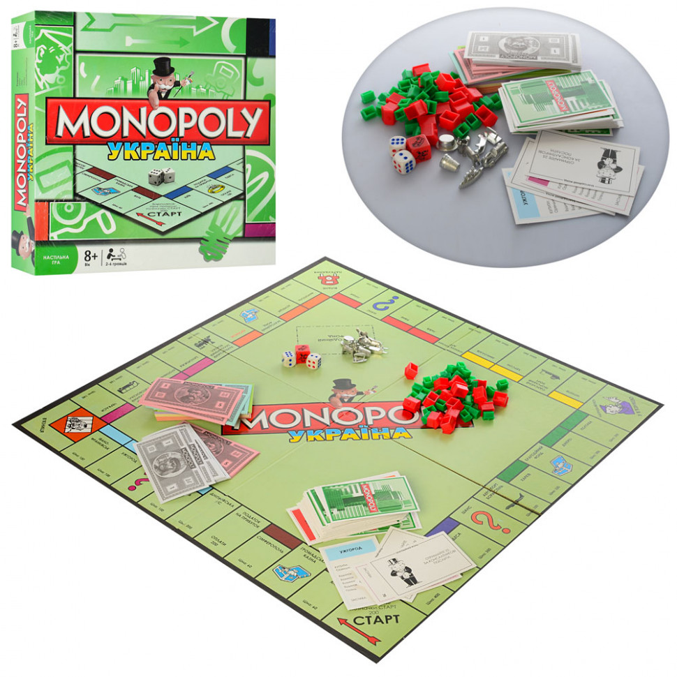 

Настольная игра Metr+ Монополия Украина 6123UA