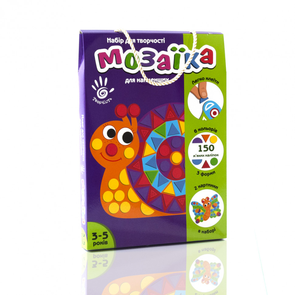 

Набор для творчества Vladi Toys "Мягкая фигурная мозаика. Улитка" VT4511-01