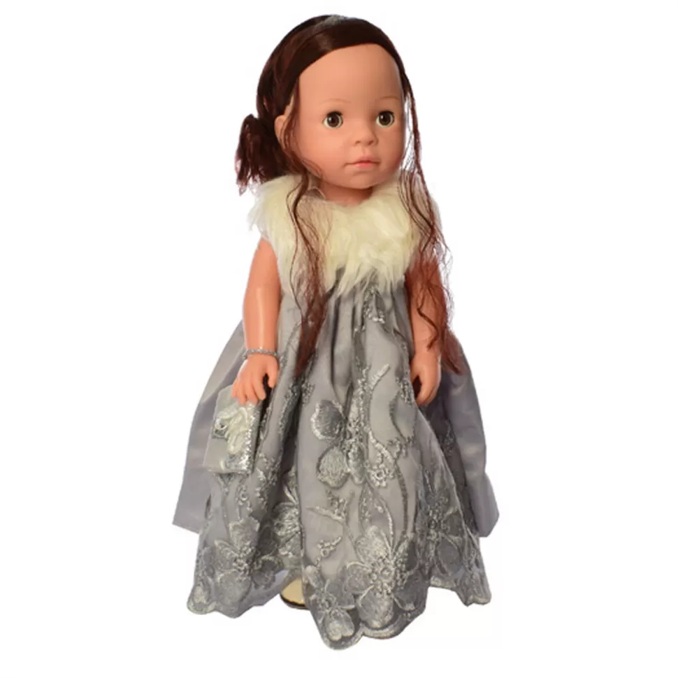 

Кукла Limo Toy в серебристом платье M 5413-16-2 (Silver)