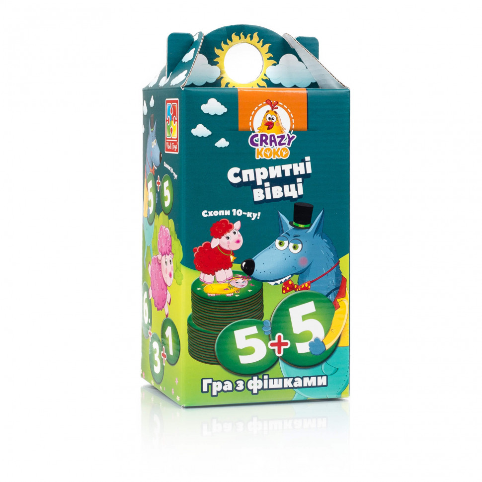 

Настольная игра Vladi Toys Crazy Koko "Шустрые овцы. Хватай 10-ку!"(рус) VT8033