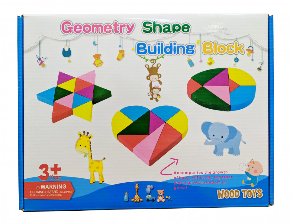 

Деревянная игрушка Wood Toys Геометрика MD 2329C