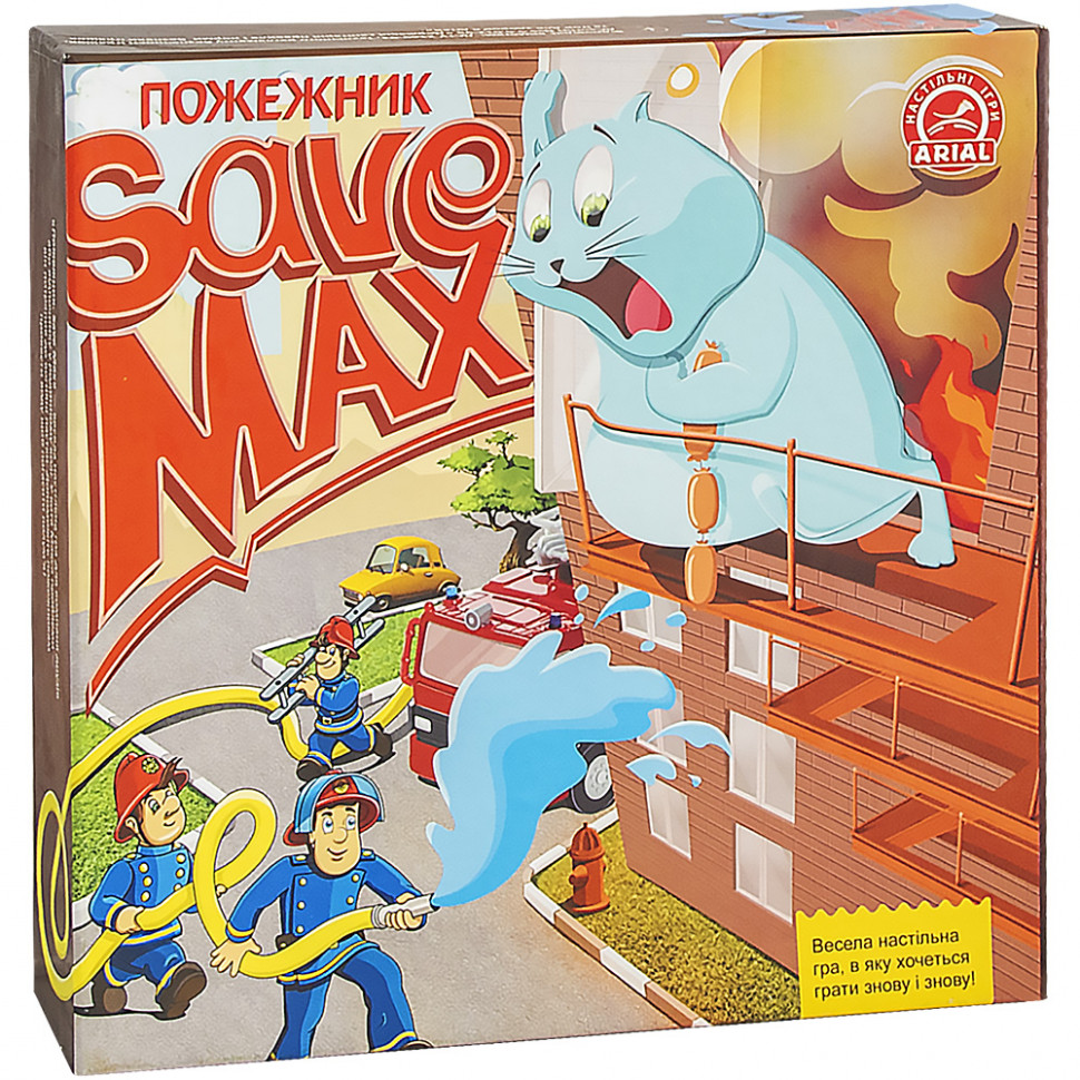

Настольная игра Arial Спасти Макса. Пожарник (911357)