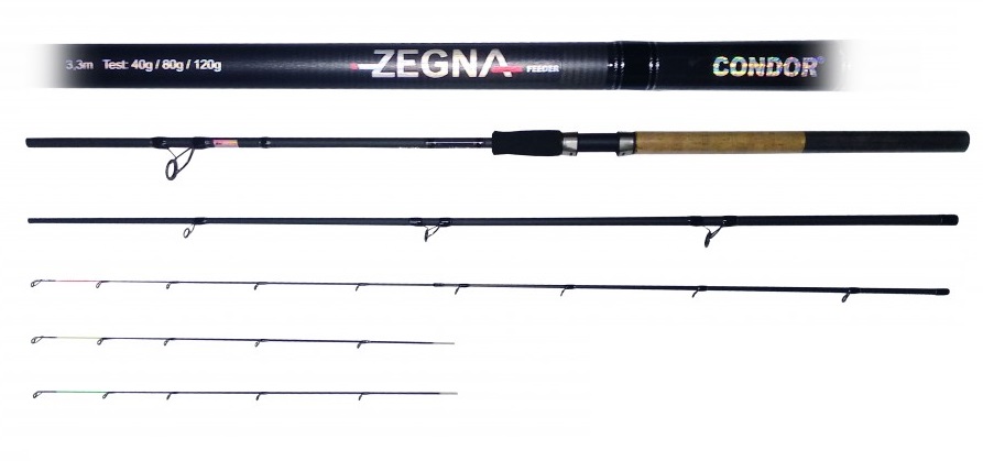 

Удилище фидерное Condor Zegna Feeder 3.3м 150г (ZF-150-330)