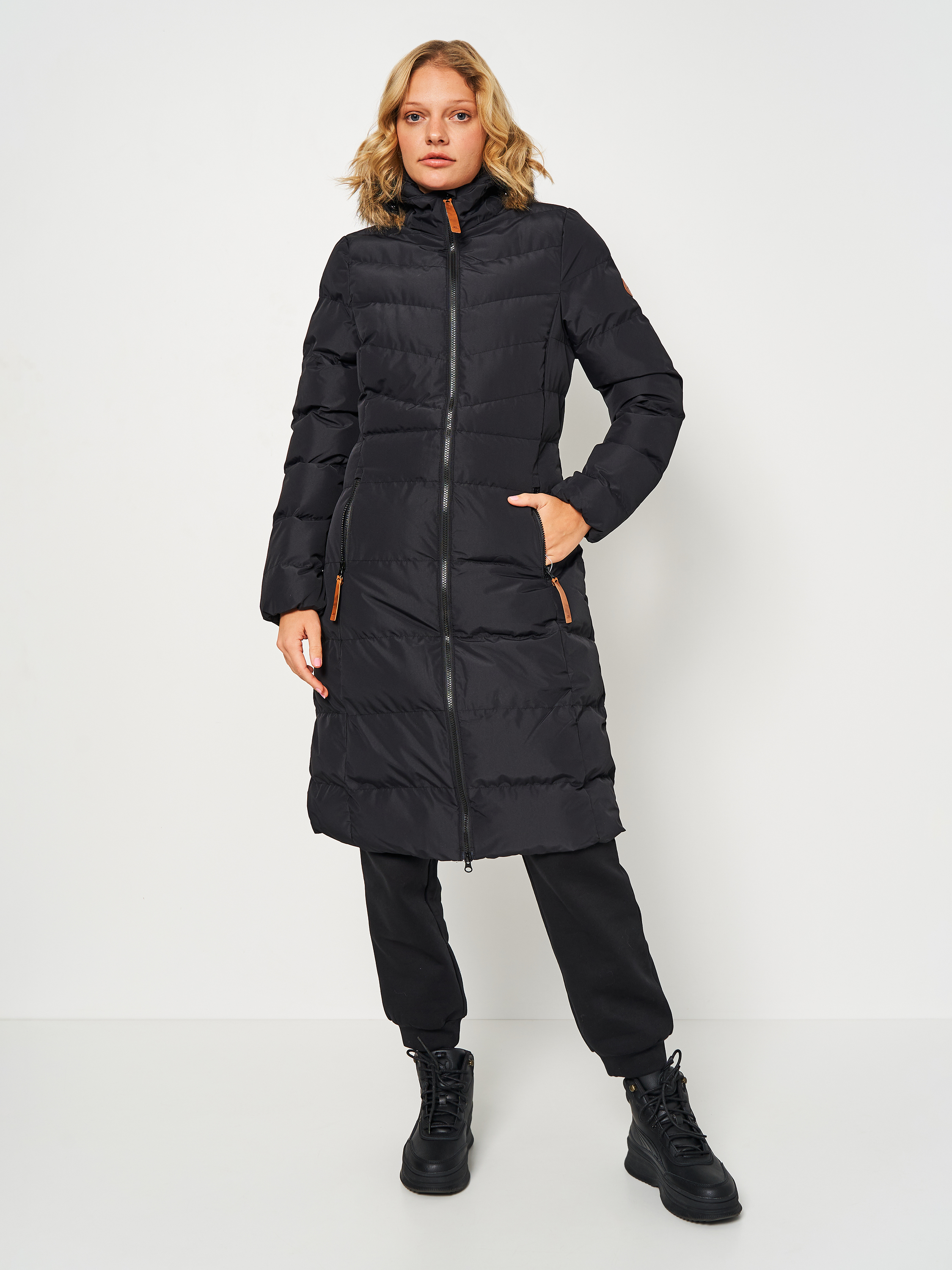 Акція на Куртка зимова довга жіноча Trespass FAJKCATR0008 S Black від Rozetka