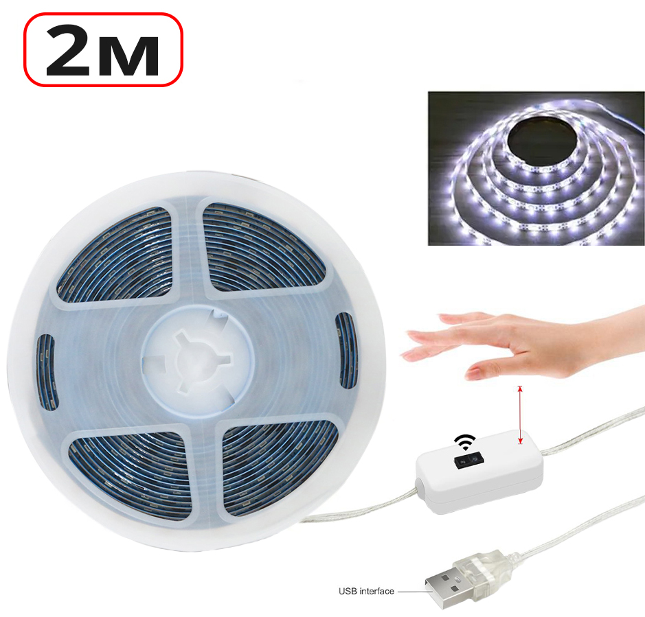 Светодиодная лента с датчиком движения INSPIRE LED USB 5V 8W 6000К ...