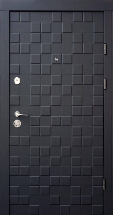 

Двери Онтарио софт черный/белый супермат Qdoors