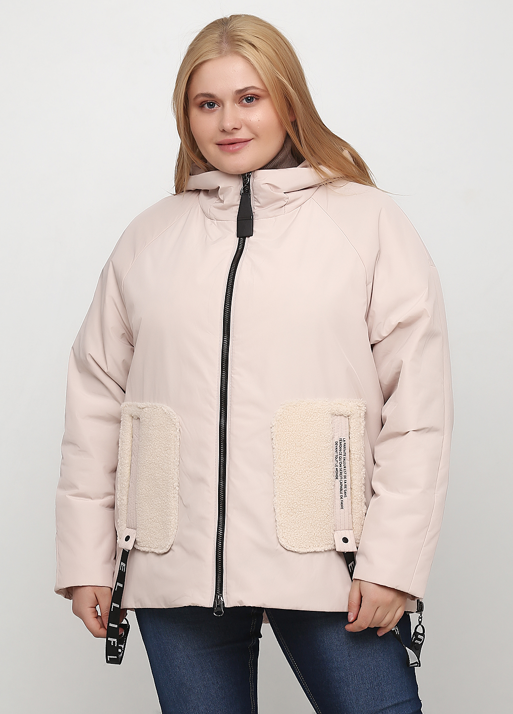 

Женская куртка Mishele 723-1-TJ1 бежевый 50