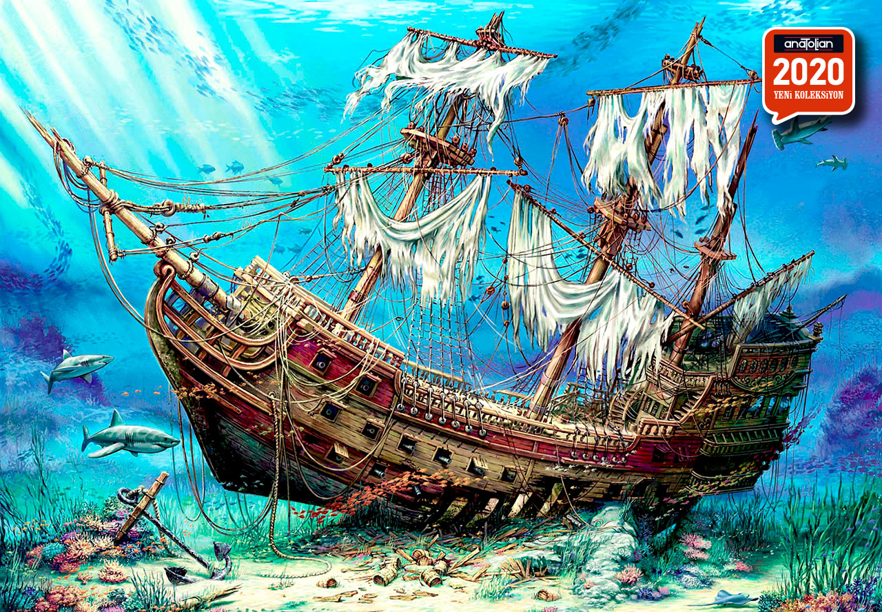

Пазлы "Корабль под водой", 1500 Элементов