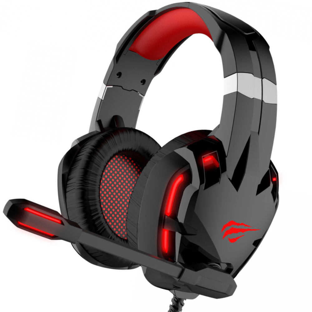 Игровые наушники с микрофоном HAVIT HV-H2001U USB Black/Red купить в ...