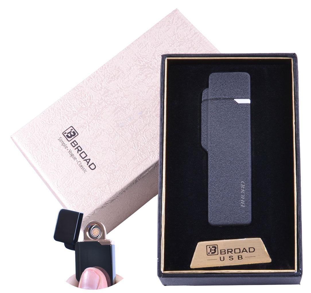 

Зажигалка USB Электрическая, Broad Black, Подарочная