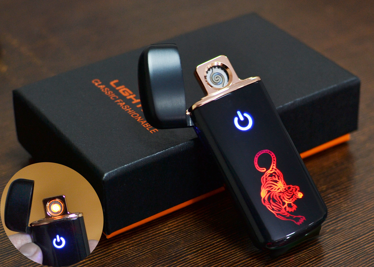 

Электрическая USB Зажигалка, Тигр Символ, Подарочная